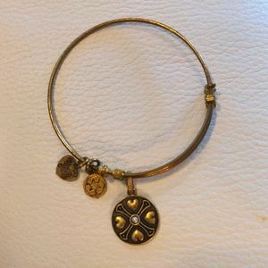 Alex and Ani "Angelica" gold bangle